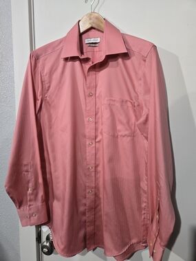 Joseph Abboud Men's Coral Dress Shirt